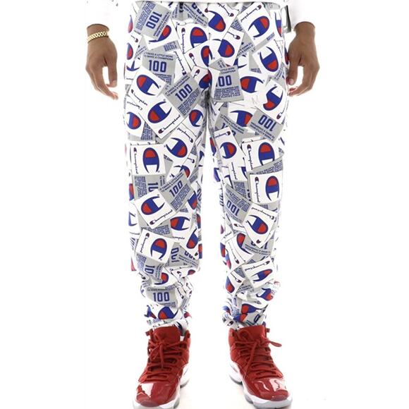 Champion Allover Tag Print Joggers - Picture 1 of 13